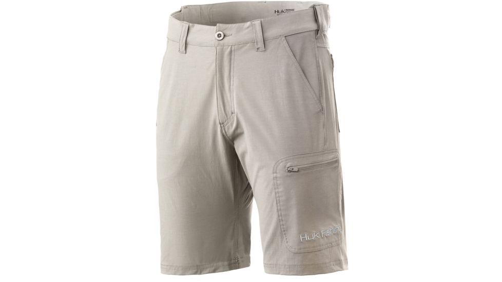 HUK Performance Fishing Next Level 10.5in Short - Mens, Bone, Small, H2000011-102-S
