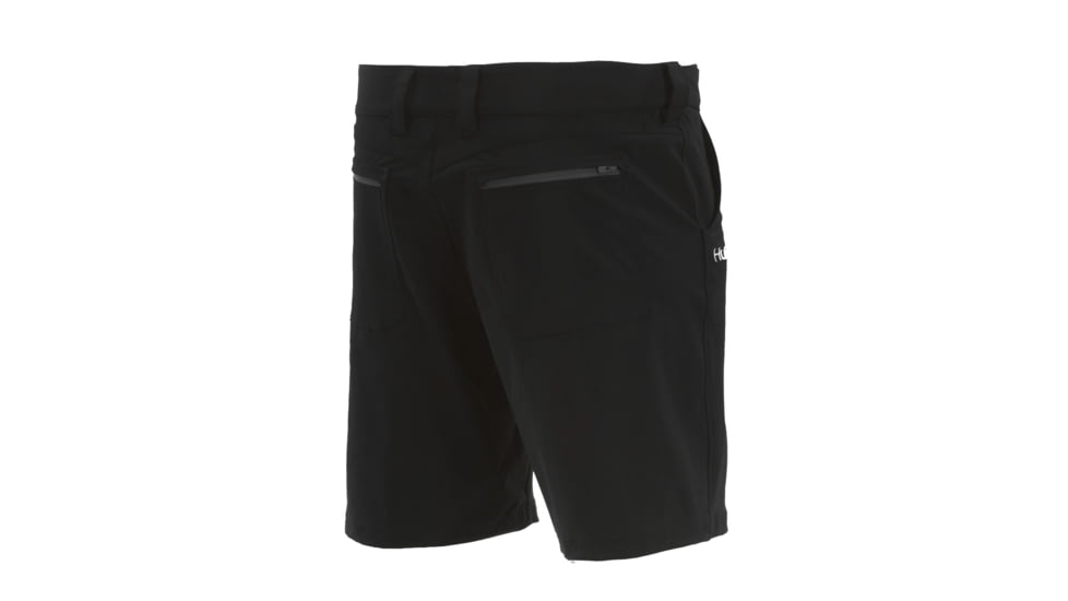 HUK Performance Fishing Next Level Shorts - Mens, Black, Small, Inseam 10.5 in, H2000011-001-S