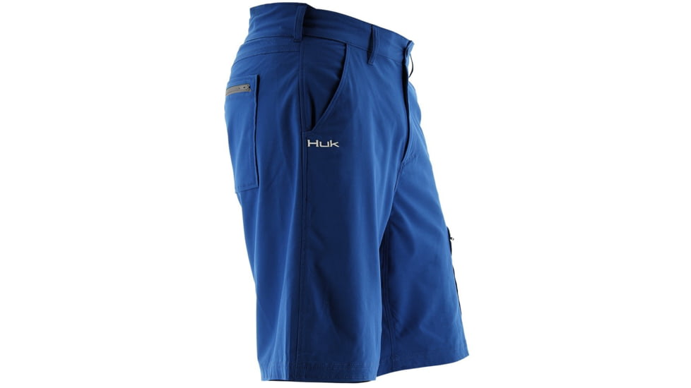 HUK Performance Fishing Next Level Shorts - Men's, Dark Blue, Small, Inseam 10.5 in, H2000011DBLS