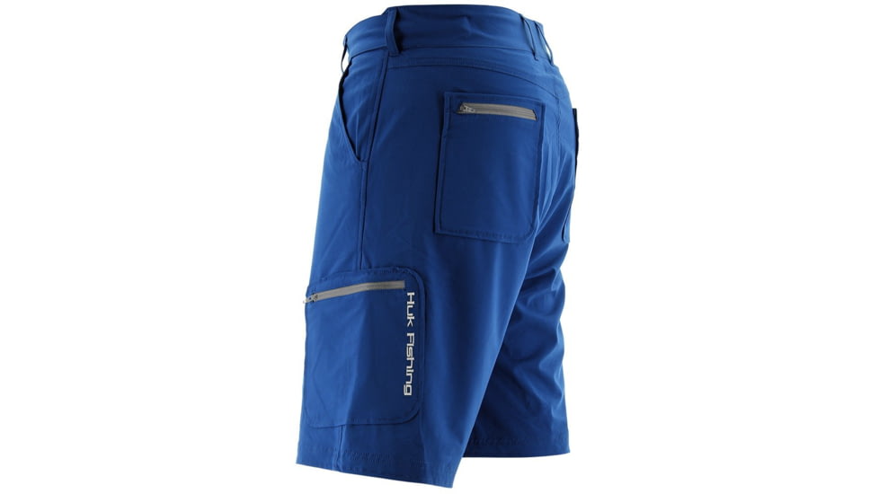 HUK Performance Fishing Next Level Shorts - Men's, Dark Blue, Small, Inseam 10.5 in, H2000011DBLS