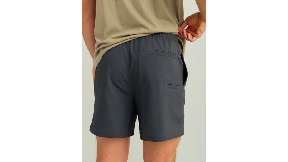 HUK Performance Fishing Pursuit Graphic Volley Shorts - Mens, Volcanic Ash, Medium, H2000228-013-M