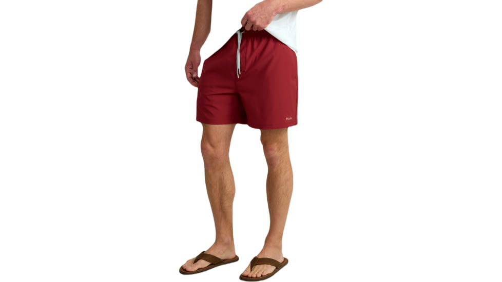 HUK Performance Fishing Pursuit Volley Shorts - Mens, Scarlet Blaze, 2XL, H2000184-621-XXL