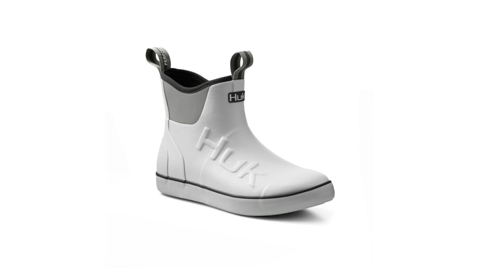 HUK Performance Fishing Rogue Wave Rain Boots - Mens, White, 8, H8021002-100-8