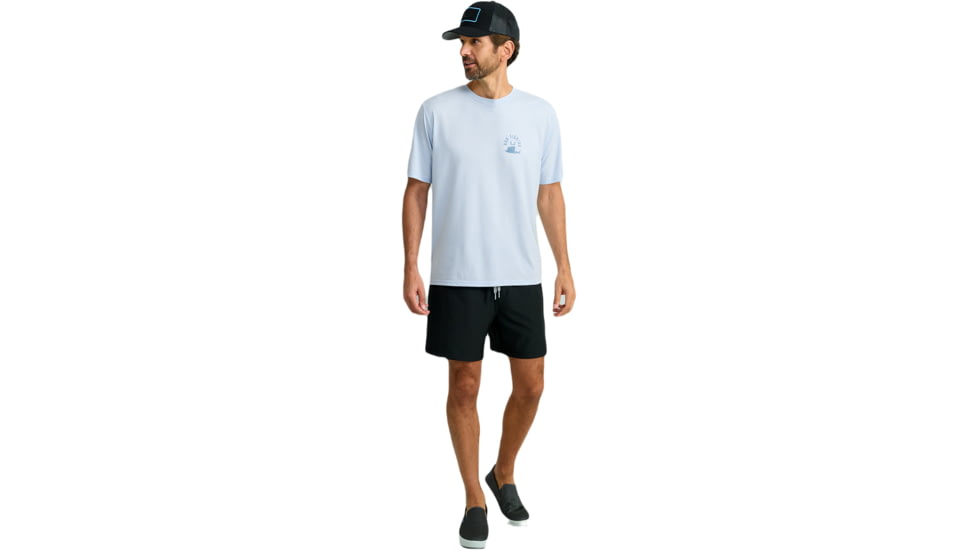 HUK Performance Fishing Sail Anger Tee - Mens, Ice Water, Small, H1000522-476-S