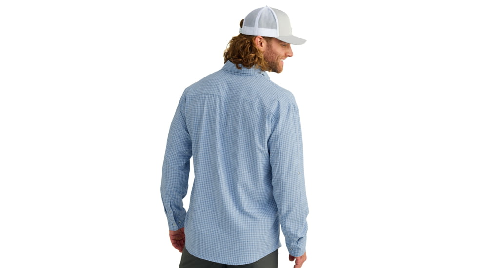 HUK Performance Fishing Tide Point Break LS Minicheck - Mens, Quiet Harbor, 2XL, H1500155-445-XXL