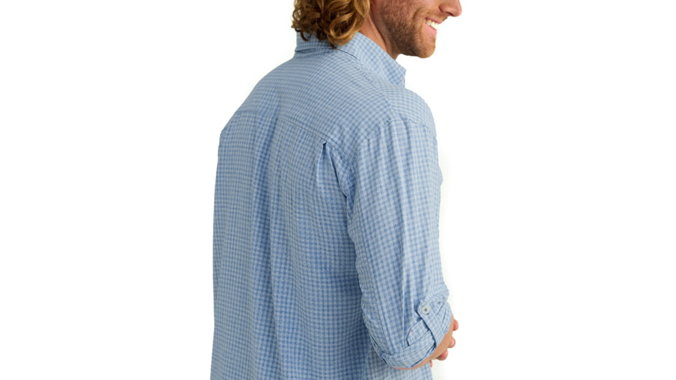 HUK Performance Fishing Tide Point Break LS Minicheck - Mens, Quiet Harbor, 2XL, H1500155-445-XXL