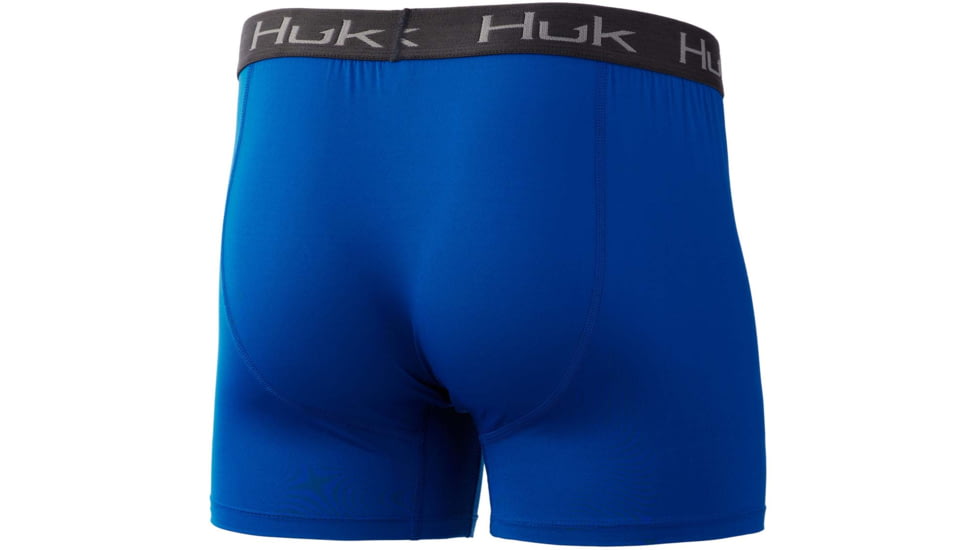 HUK Performance Fishing Solid Boxer Brief - Men's, Huk Blue, XXL, H5000037-457-XXL