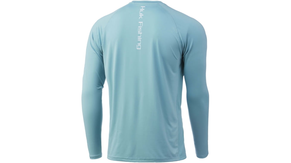 HUK Performance Fishing Vented Pursuit L/S Shirt - Men's, Porcelain Blue, S, H1200396-481-S