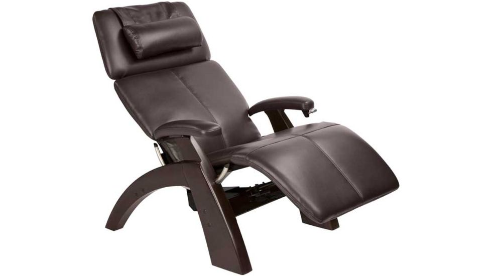 Human Touch Perfect Chair - Dark Walnut base, Espresso Chair Pads