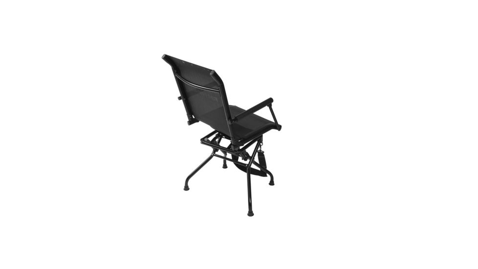 Hunt Comfort Multi Position Mesh Lite Swivel Hunting Chair, Black, HCCC10