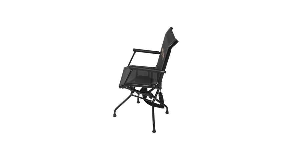 Hunt Comfort Multi Position Mesh Lite Swivel Hunting Chair, Black, HCCC10