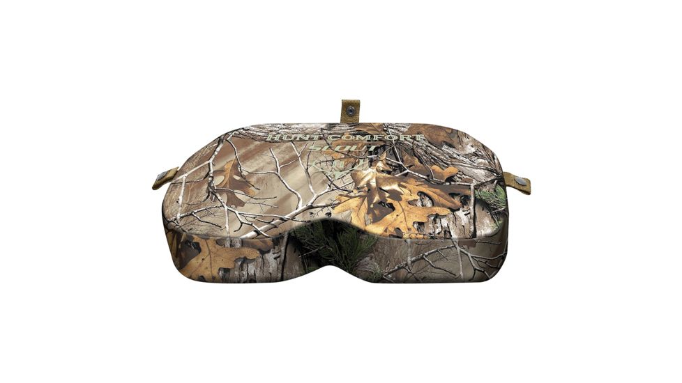 Hunt Comfort Scout Cushion Hunting Seat, Realtree Extra Camo, 15x10.5x2.5in HCSC50G