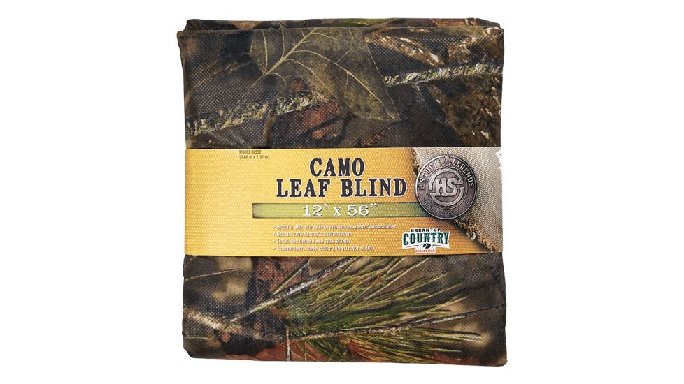 Hunters Specialties H.s. Camo Blind Material Leaf Diecut 56''x12' Mobu Country