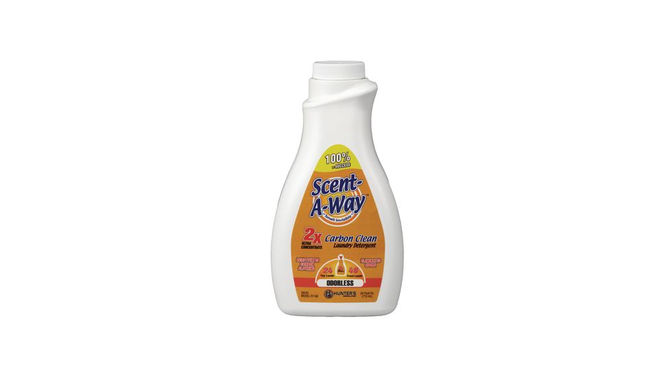 Hunters Specialties Scent-A-Way Carbon Clean Detergent 24 Ounce Bottle 01146