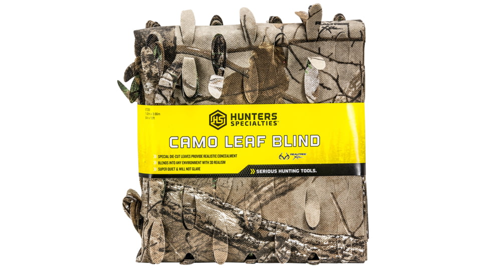 Hunters Specialties 07331 Camo Leaf Blind Realtree Xtra 56H X 30'L