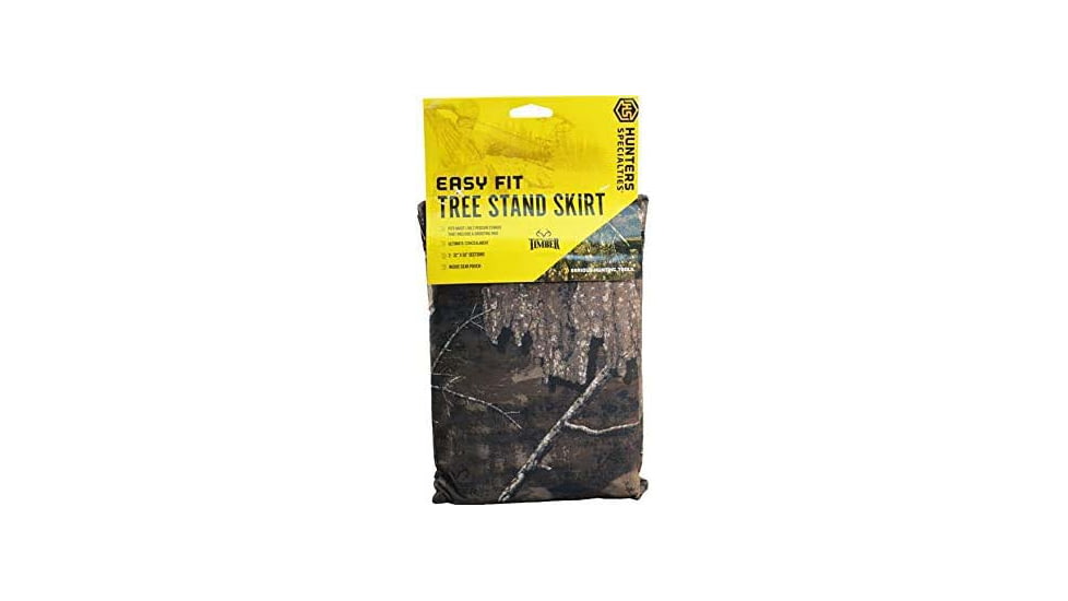 Hunters Specialties Easy Fit Tree Stand Skirt, Realtree Timber, HS-100136