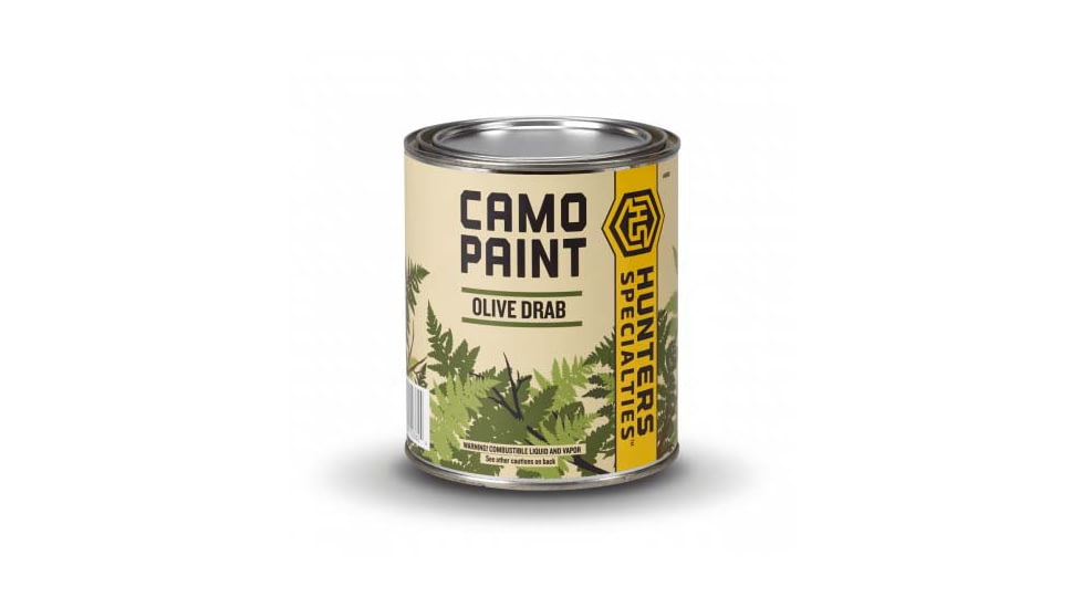 Hunters Specialties Permanent Camo Paint, Quart, Olive Drab, Camo, HS-00362