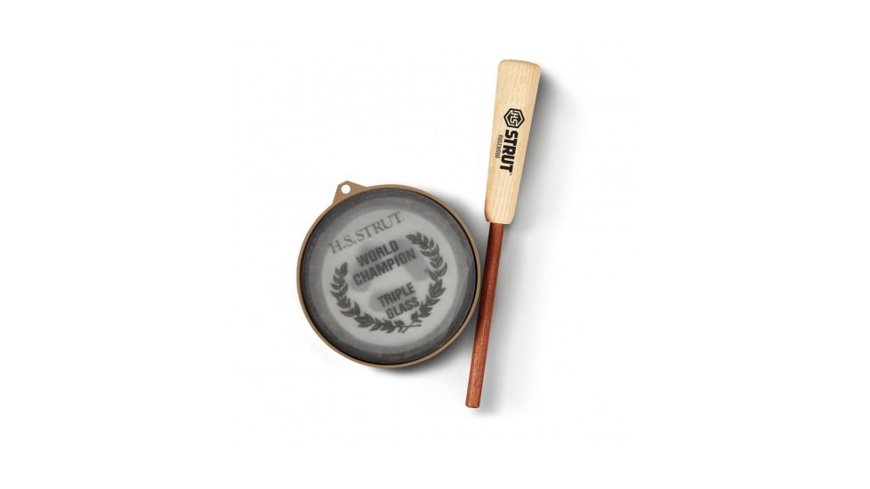 Hunters Specialties Strut Retro Series Call World Champion Triple Glass, Brown, 7058
