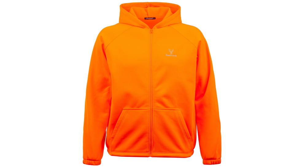 Huntworth Eagon Hooded Knit Jersey Hunting Jacket - Mens, Blaze, 3XL, E-949-113-3XL