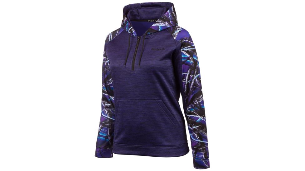 Huntworth Heather Performance Fleece Hoodie - Womens, Heather Violet/Huntworth Ultraviolet, Small, E-9149-W-HV/UV-S