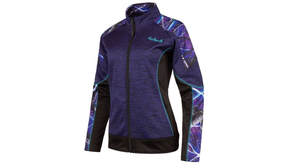 Huntworth Heather Performance Fleece Jacket - Womens, Heather Violet/Huntworth Ultraviolet, Large E-9101-W-HV/UV-L