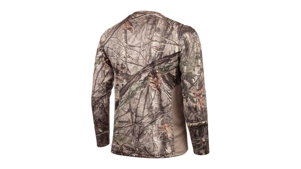 Huntworth Hunting Birds Eye Mesh Long Sleeve Shirt - Mens, Hiddn, 2XL E-927-HDN-2XL