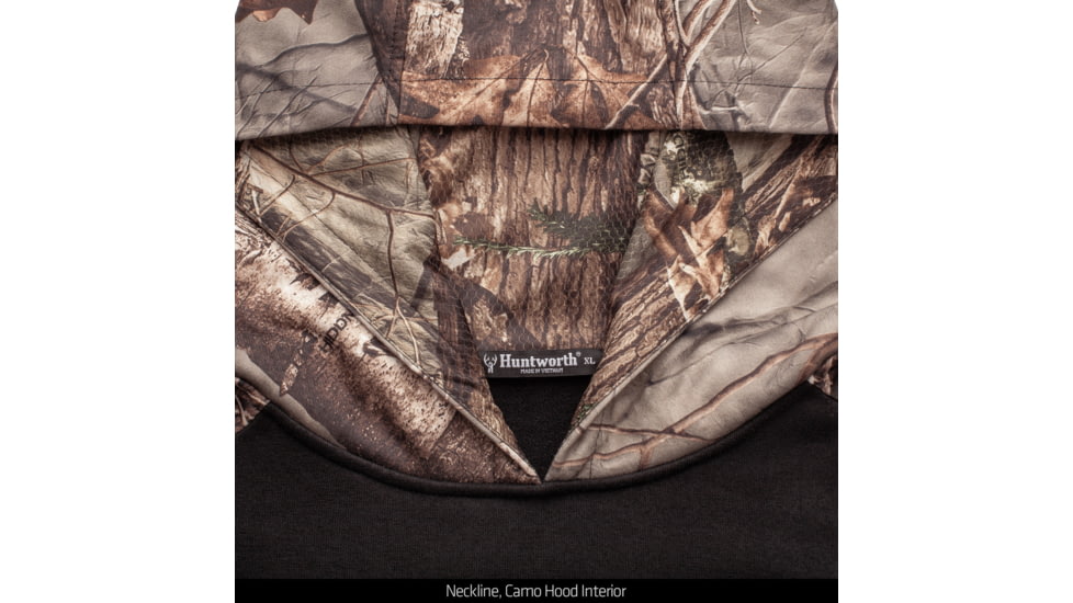 Huntworth Knit Jersey Hoodie - Mens, Hidden, Extra Large, E-9320-BK/HDN-XL