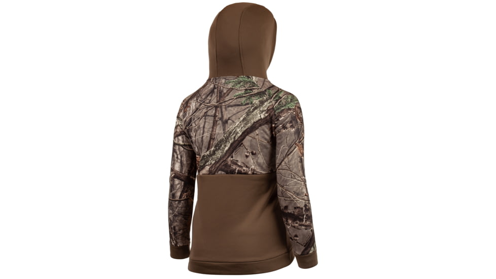 Huntworth Knit Jersey Hoodie - Womens, Ash Brown / Hiddn, Medium, E-9474-W-AB/HDN-M