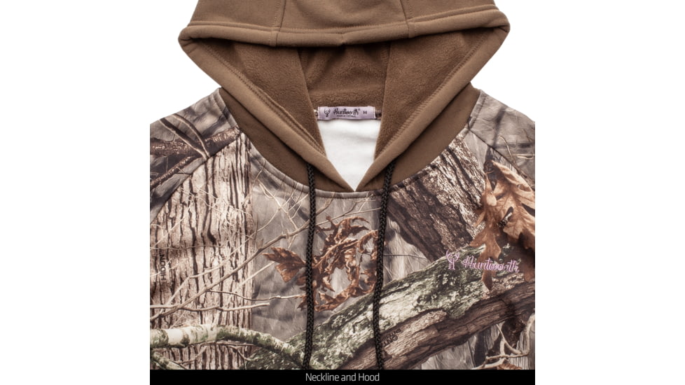 Huntworth Knit Jersey Hoodie - Womens, Ash Brown / Hiddn, Medium, E-9474-W-AB/HDN-M