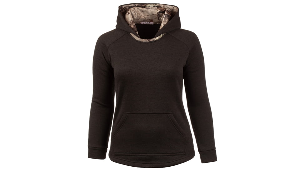 Huntworth Ladies Knit Jersey Hoodie Heather - Womens, Heather Gray / Hiddn, Extra Large, E-9387-W-HG/HDN-XL