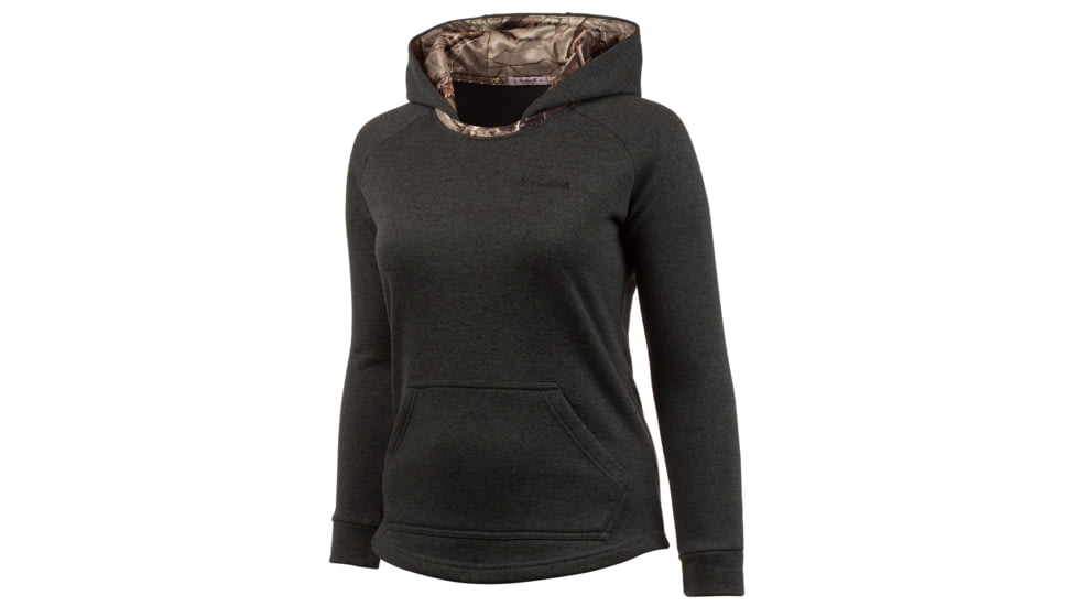 Huntworth Ladies Knit Jersey Hoodie Heather - Womens, Heather Juniper / Hiddn, Medium, E-9387-W-HJP/HDN-M