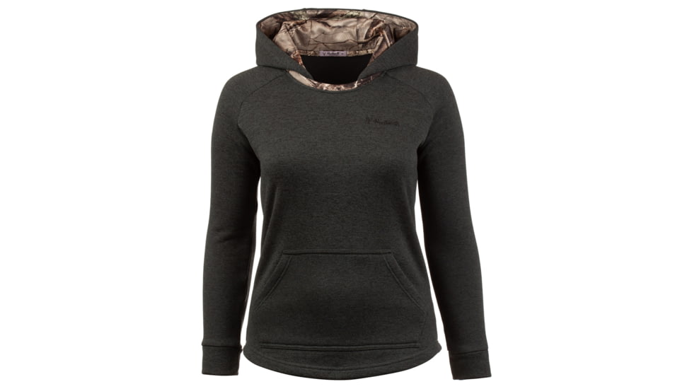Huntworth Ladies Knit Jersey Hoodie Heather - Womens, Heather Juniper / Hiddn, Medium, E-9387-W-HJP/HDN-M