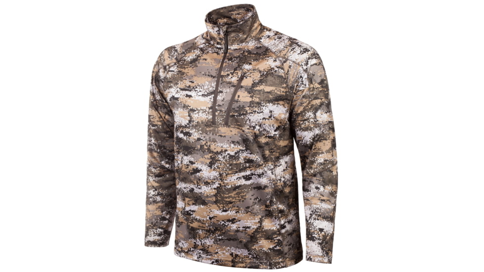 Huntworth Gadsden Light Weight Pique Knit 1/4 Zip Shirt - Mens, Disruption, 3XL, E-9182-21DC-3XL