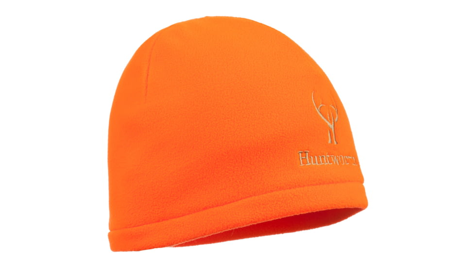 Huntworth Guiford Heavy Weight Lined Fleece Hunting Beanie - Mens, Blaze, E-5676-BZ