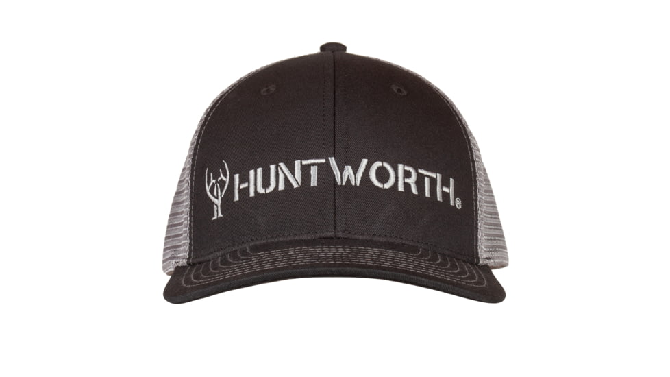 Huntworth Logo Trucker Cap - Men's, Black, One Size, E-5777-BK