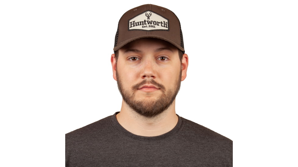 Huntworth Logo Trucker Cap - Men's, Dark Olive, One Size, E-5776-DOV