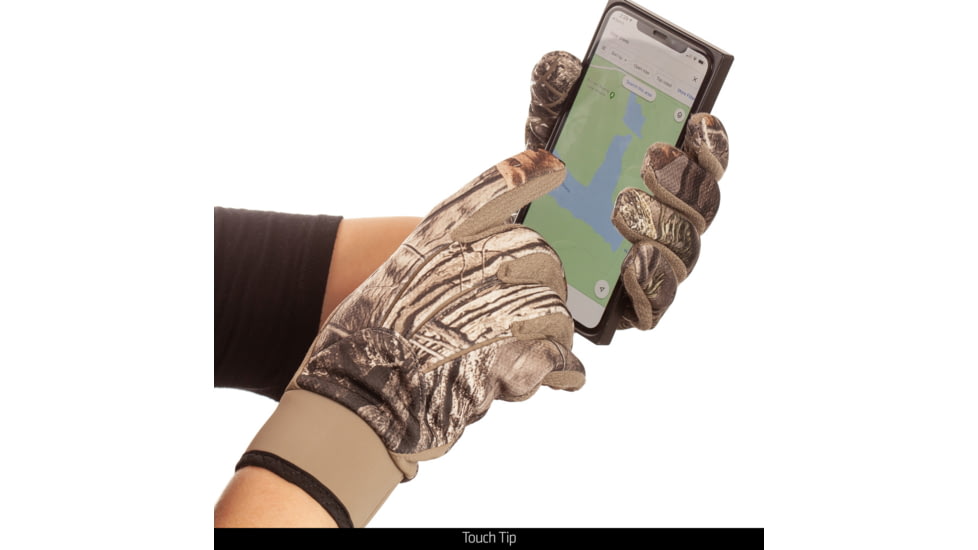 Huntworth Meridian MId Weight Windproof Unlined Hunting Glove - Womens, Hidden, Medium, E-141-L-HDN-M/L