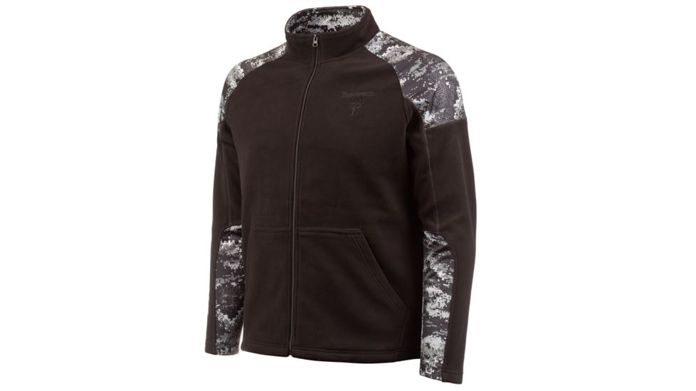 Huntworth Microfleece Jacket - Mens, Black / Disruption Black, 2X-Large, E-9226-BK/DBK-2XL