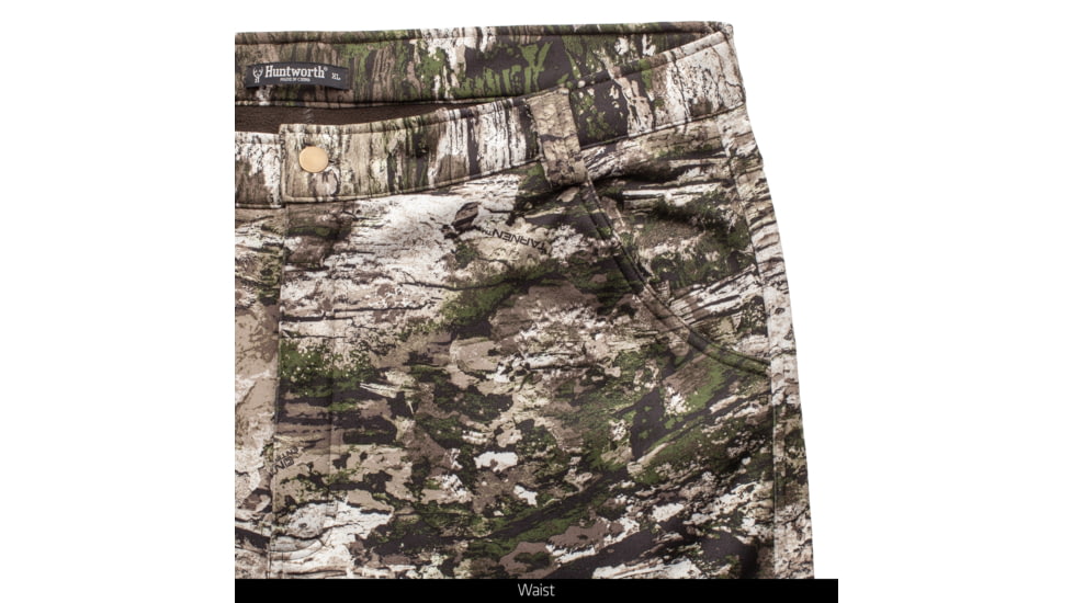 Huntworth Mid Weight Soft Shell Pants, Fleece Interior - Mens, Tarnen, Large, E-9370-TRN-L