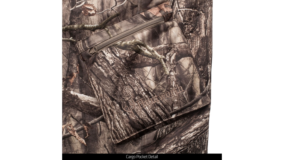 Huntworth Seneca Mid Weight Soft Shell Fleece Interior Hunting Pants - Mens, Hidden, Large, E-981-HDN-L