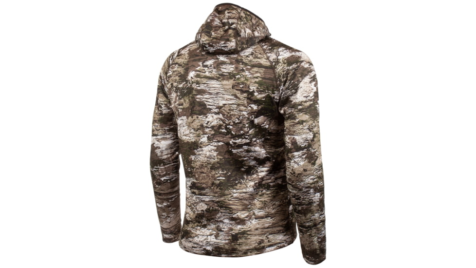 Huntworth Shelton Performance 1/2 Zip Hoodie w/ Facemask - Men's, Tarnen, 4XL, E-9373-TRN-4XL