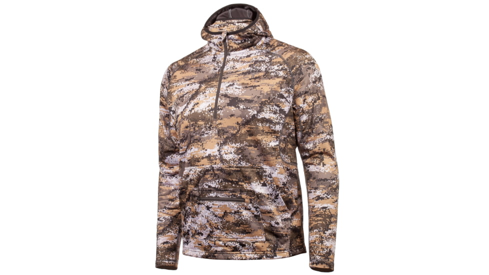 Huntworth Shelton Performance 1/2 Zip Hoodie w/ Facemask - Mens, Disruption, 2XL, E-9373-DC-2XL