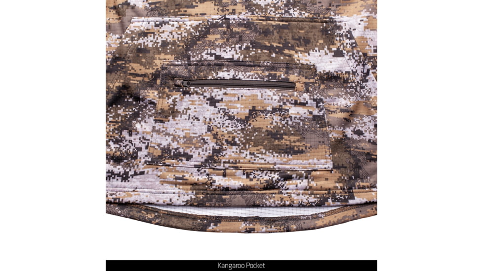 Huntworth Shelton Performance 1/2 Zip Hoodie w/ Facemask - Mens, Disruption, 2XL, E-9373-DC-2XL