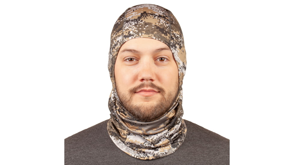 Huntworth Tenpeak Light Weight Unlined Pull Down Poly-Spandex Balaclava - Mens, Disruption, One Size, E-5665-21DC
