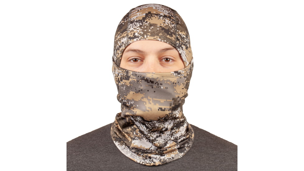 Huntworth Tenpeak Light Weight Unlined Pull Down Poly-Spandex Balaclava - Mens, Disruption, One Size, E-5665-21DC