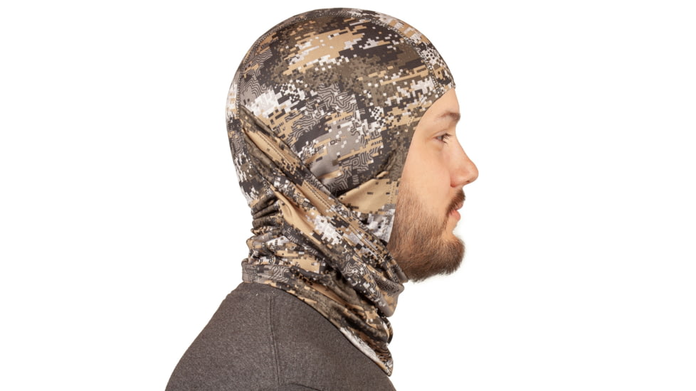 Huntworth Tenpeak Light Weight Unlined Pull Down Poly-Spandex Balaclava - Mens, Disruption, One Size, E-5665-21DC