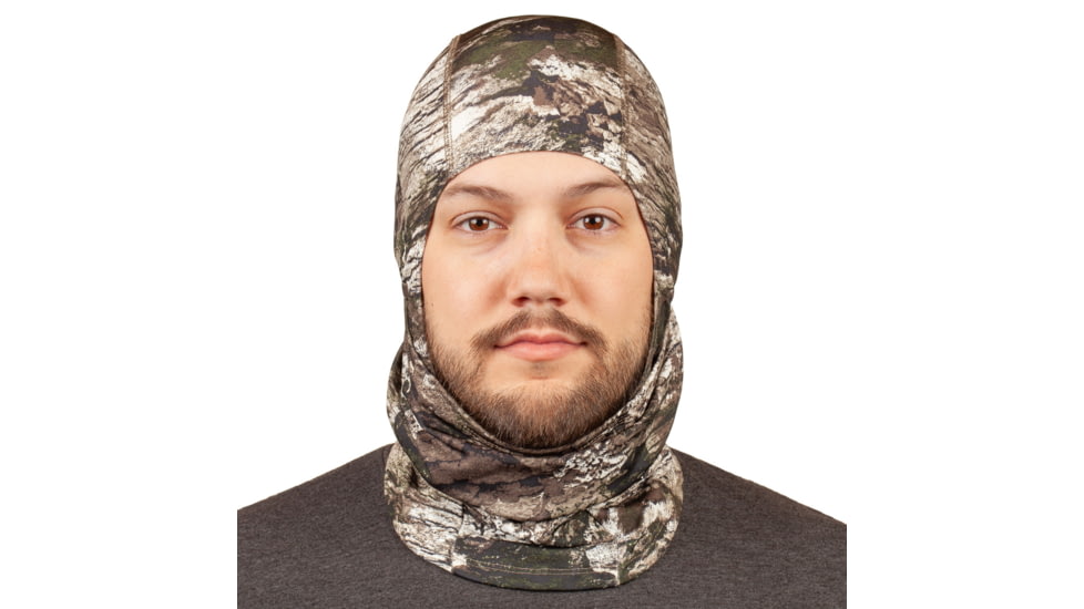 Huntworth Tenpeak Light Weight Unlined Pull Down Poly-Spandex Balaclava - Mens, Tarnen, One Size, E-5665-TRN