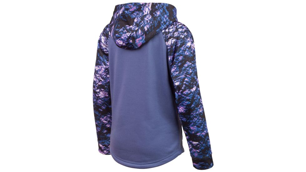 Huntworth Youth Girls Knit Jersey Hoodie - Kids, Lilac/Phathom Vixen, Small, E-9303-YG-LL/VXN-S