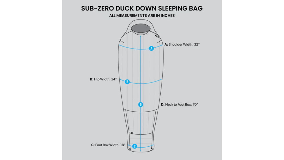 Huto Lifestyle Sub-Zero 750 Fill Power Sleeping Bag