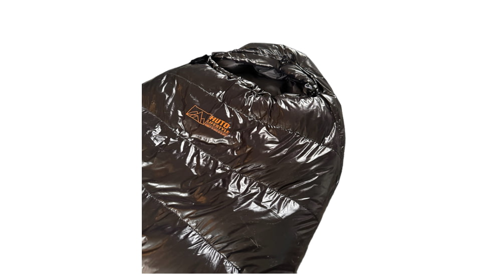 Huto Lifestyle Huto Three Season Down Sleeping Bag, Left Hand, Black, 200CM, THREESEASN-SLPBAG-BLK-LFT